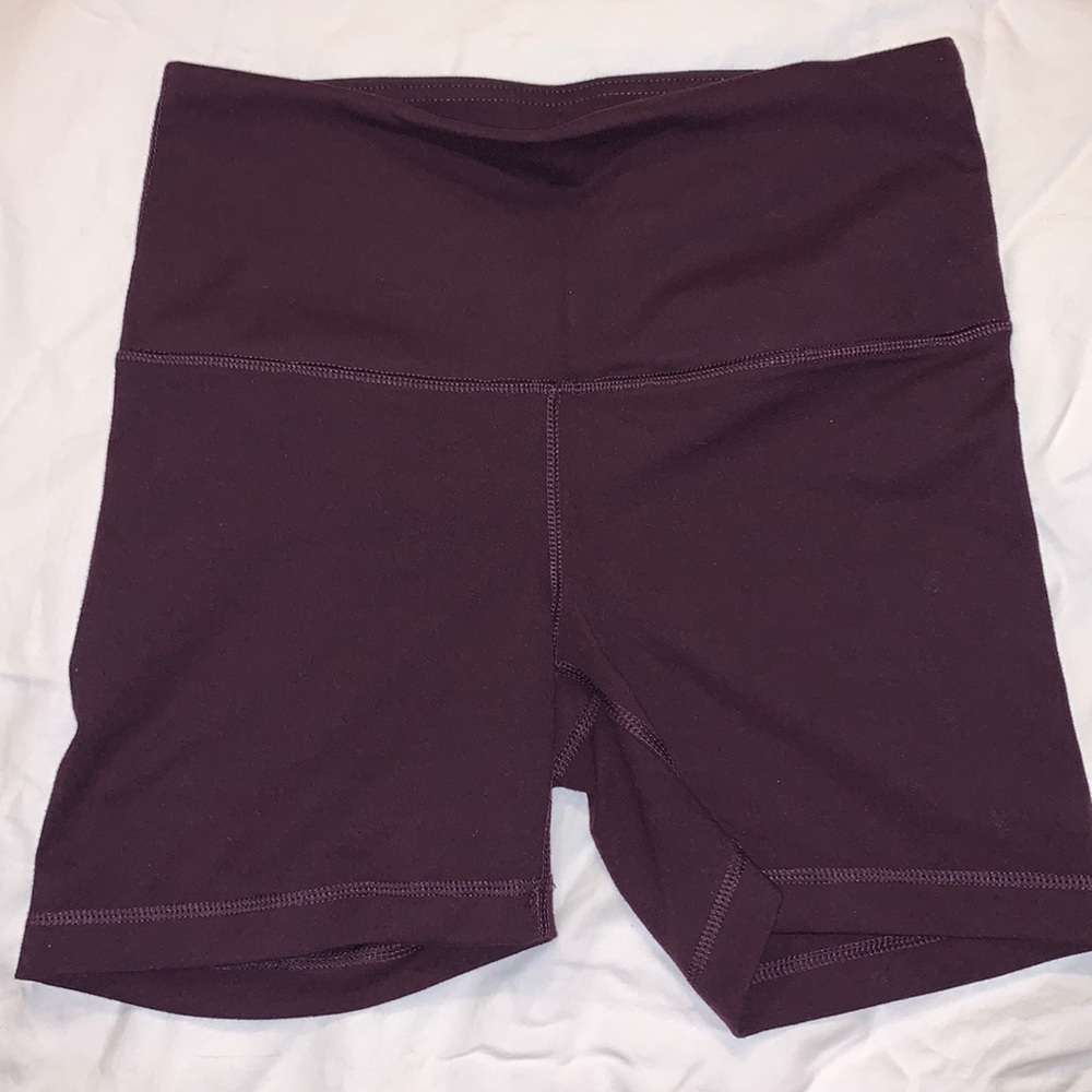 Yogalicious lux purple biker shorts